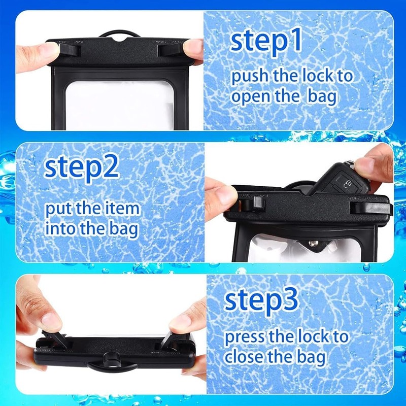 Khxriypha 2 Pack TPU Waterproof Car Key Fob Shell Case