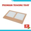 Adena Montessori Metal Inserts Tracing Tray - Fun and Engaging