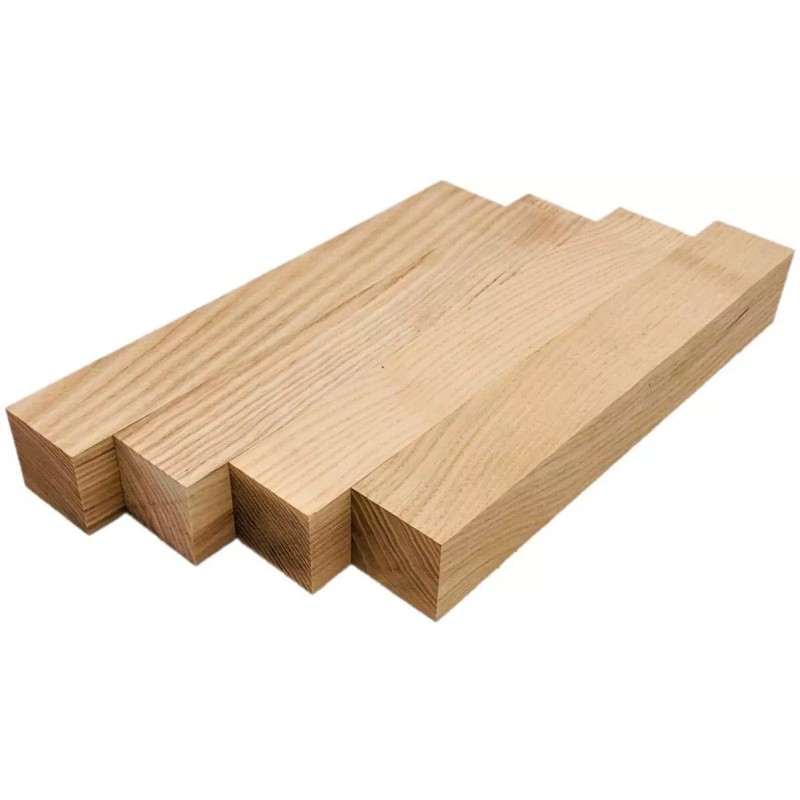 White Ash Lumber Turning Blanks - 2" x 2" (4