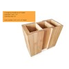 SplashSoup Bamboo Expandable Cooking Utensil Kitchen Tool Holder | Natural
