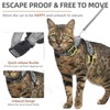 PUPTECK Cat Harness and Leash Set Escape Proof, Reflective Adjustable