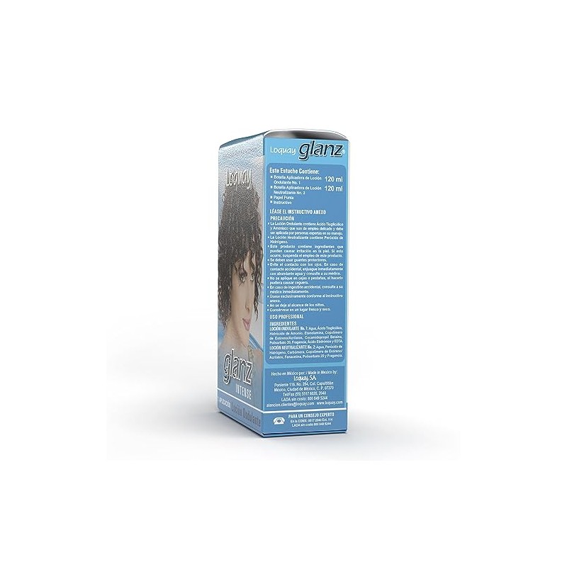 Loción Ondulante Rizos Permanentes Glanz Intense Loquay