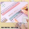 KASELIN Transparent Straight Ruler, 6.9 inches (15 cm), 3 Pieces,