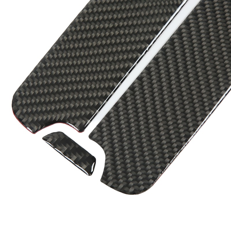 Rear Armrest Box Panel Trim Real Carbon Fiber Decoration Replacement
