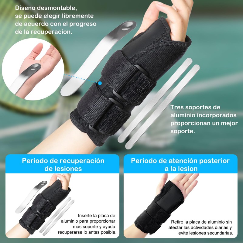 Muñequera Ortopedica Muñequeras de Soporte - Muñequera Tunel Carpiano Ajustable