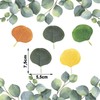 ParPix Pack of 100 Colourful Artificial Eucalyptus Leaves Confetti, Large