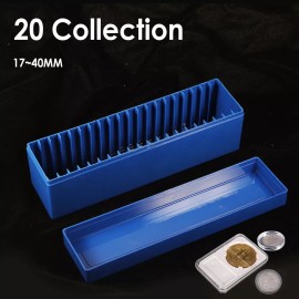 Paddsun 1PC Coin Storage Box Case for 20 Slab Coin Holders For PCGS NGC PCCB PMGab Coins