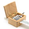 15 Tone DIY Hand Cranked Music Box Wooden Box With
