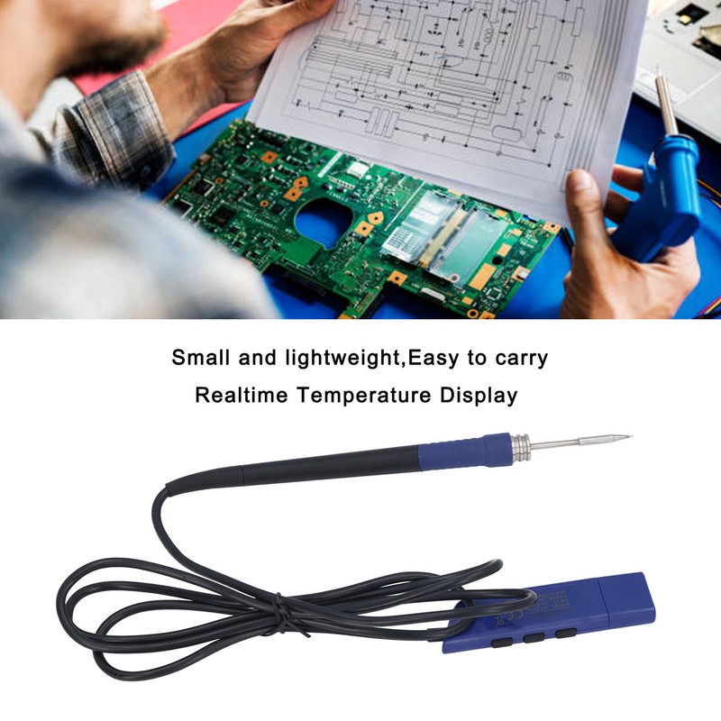 Digital Electric Soldering Iron High Sensitivity Realtime Temperature Display Welding