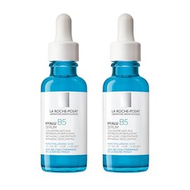 La Roche-Posay Hyalu B5 Pure Hyaluronic Acid Serum for Face, Vitamin B5 + Hyaluronic Acid + Madecassoside, Hydrating Serum Visibly Plumps Skin, Sensitive Skin Safe, Anti Aging, Oil-Free