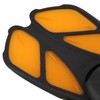 2pcs Adjustable Snorkel Fins Soft TPR Open Heel Long Diving