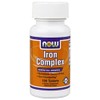 NOW Iron Complex, 100 Tablets (Pack of 3)