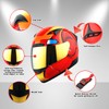 1STORM Motorcycle Bike Full FACE Helmet Booster Lucky Wheel Roulette;