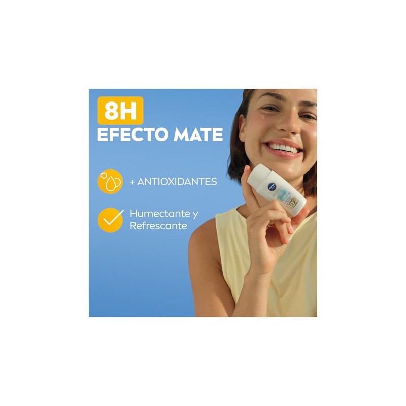 Protector Solar Facial NIVEA SUN Fluido Diario Invisible + Antioxidantes