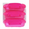 NADOBA Mini Lock-Top Snack Containers set of 6 colors may