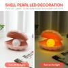 Shell Pearl Design Night Light Clamshell Night Lights Seashell Lamp