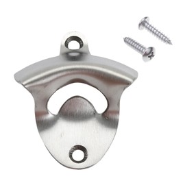 1 Piece Stainless Steel Bottle Opener, Durable Bottle Cap Opening Tool, Wall-Mounted Bottle Opener, Kitchen and Bar Supplies.