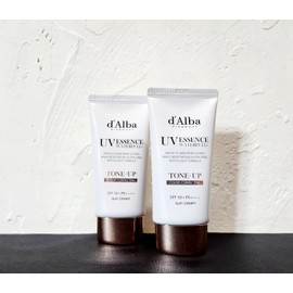 Dalva Dalba Waterful Tone-Up Sun Cream 65ml + 65ml Large Capacity Special Set / 달바 워터풀 톤업 선크림 65ml + 65ml 대용량 기획세트