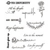 MIRWAY henna lettering mini tattoo sticker, 1 piece, MWG / MIRWAY 헤나 레터링 미니 타투스티커, 1개, MWG