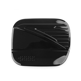 JUIVEEL ABS Fuel Tank Cover Oil Gas Cap Fuel Filler Door Trim Cover Decal Sticker Compatible with Hyundai Santa FE 2024-2025 MX5 Accessories (Glossy Black Style)