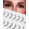 Fairy Strip Lashes That Look Like Extensions Clear Band False
