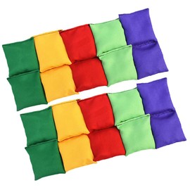 Ipetboom Small Bean Bags, 20pcs Bean Bags for Tossing Throwing Game Props Toss Game Beanbag
