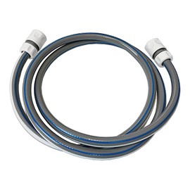 Garden Hose with 2 Connectors - Pipe Extension to Connect Hose Reel to Your Tap (5m)