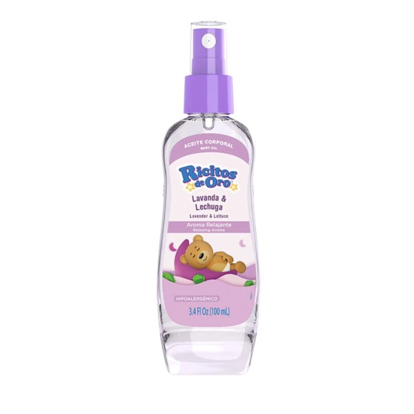 GRISI Ricitos de Oro Baby Oil Lavender & Lettuce Relaxing