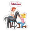 Spreadshirt Bibi And Tina Cuddle With Sweet Foal Felix Sticker,