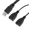 theperfectyou USB 2.0 A Male To 2 Dual USB Female