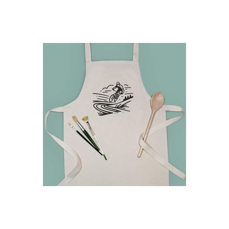 Azeeda 'Dynamic Mountain Biker' Kid’s Cooking Apron (AP00067799)