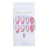 Press On Nails French Tips for Women Pink False Nails
