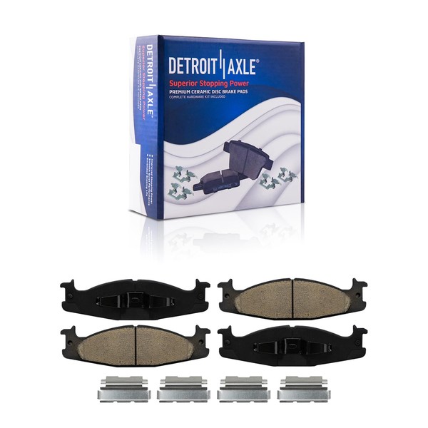 Detroit Axle - Front Brake Pads for Ford F-150 Bronco