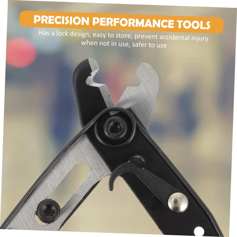 SHINEOFI 1pc Dark Green Capillary Scissors with Lock Design Precision