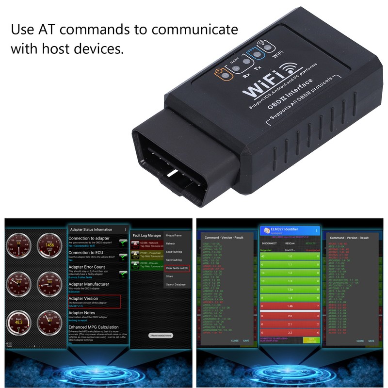 Wifi OBD2 Code Reader Professional Auto Fault Scanner Adapter Diagnostic