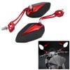 KIMISS Par 8mm 10mm Universal Moto Scooter Espejo retrovisor de