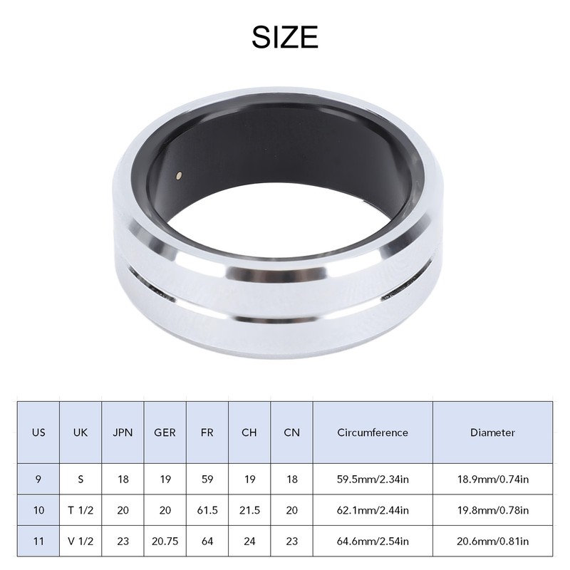 Smart Ring Fashionable Elegant Lightweight IP68 Waterproof Pedometer Wearable Sleep