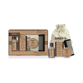 GLOSS ! Barber Shaving Set - Beard Care Set - Gift Idea for Men, Birthday, Christmas, Father's Day - POCHON