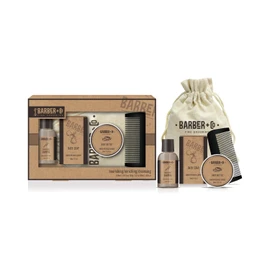 GLOSS ! Barber Shaving Set - Beard Care Set - Gift Idea for Men, Birthday, Christmas, Father's Day - POCHON