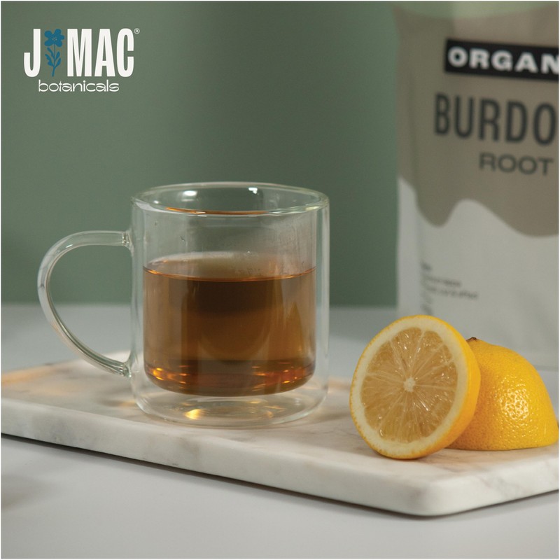 J Mac Botanicals, Organic Burdock Root Tea (16 oz), Certified