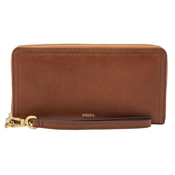 Fossil Logan RFID Leather Wallet, 19 cm Sl7831-200, brown