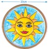 Sun Garden Concrete or Plaster Plaque Mould Stepping Stone Mold