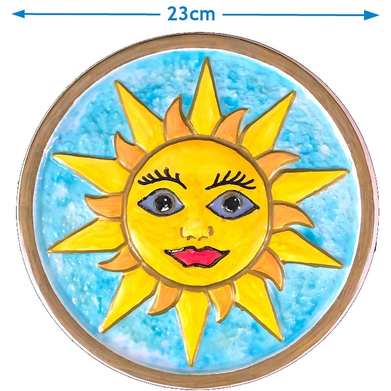 Sun Garden Concrete or Plaster Plaque Mould Stepping Stone Mold