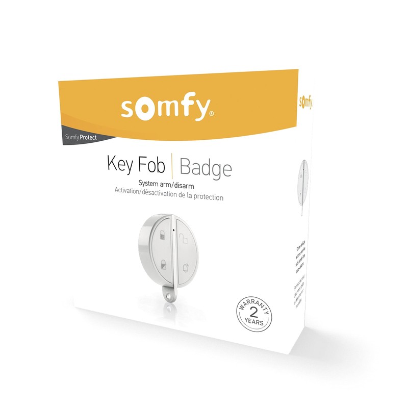 Somfy 2401489 Badge for Activating and Deactivating Alarms, Hands-Free Function,