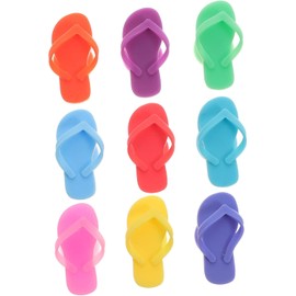 9 piezas Marcadores de Copa Vino Reutilizables de Silicona Identificadores Decorativos para Fiestas Bares Reuniones