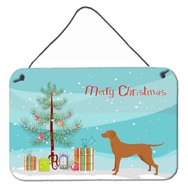 Caroline's Treasures Vizsla Christmas Tree Door Hanging Prints Wall-Decor, Multicolor