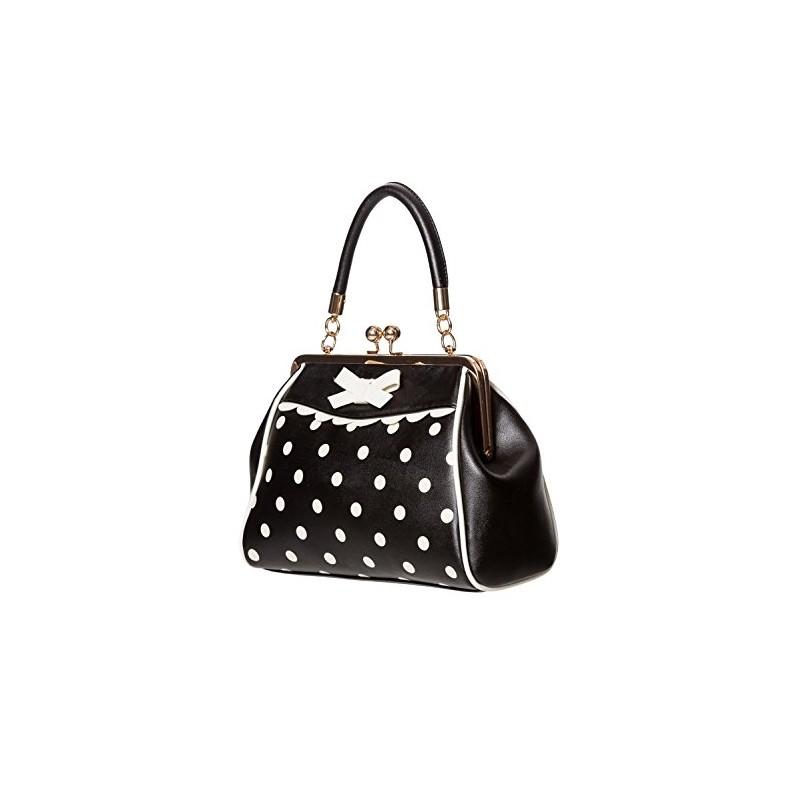 Banned Crazy Little Thing Vintage Bag 50s Rockabilly Polka Top