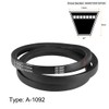 sourcing map 2 x A1092 V-belt 1092 mm inner circumference,