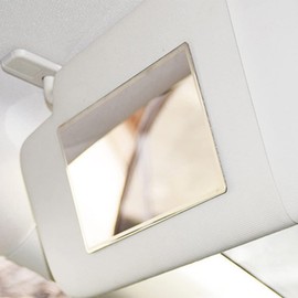 TOTMOX Auto Car Interior Cosmetic Mirror Portable Car Sun Visor Makeup Vanity Mirror, Car Sun Visor Vanity Mirror, Car Co-Pilot Visor Universal Car Interior Vanity Mirror