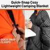 喜马拉雅 Lightweight Camping Blanket, Packable, Down Alternative, Puffy, Printed Wearable